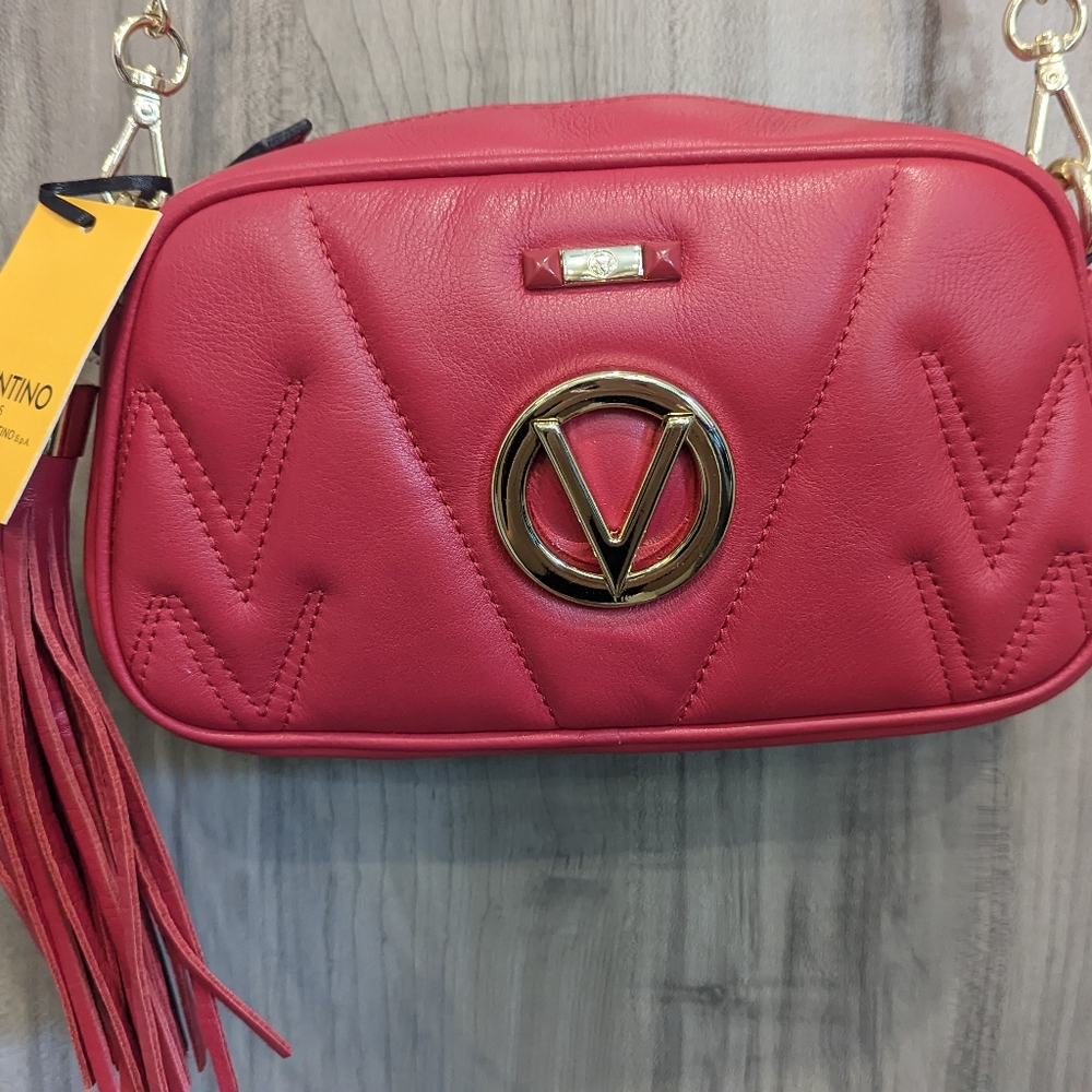 Valentino, red, Crossbody